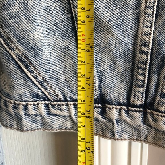 Avec Les Filles Acid Wash Jean Jacket - Picture 7 of 15